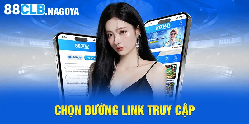 Chọn đường link truy cập